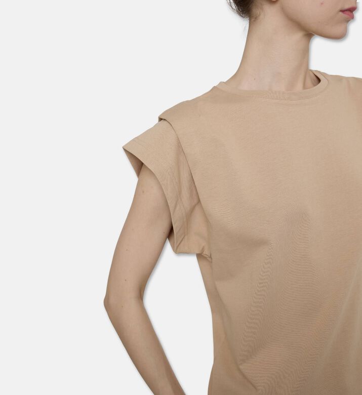 Ba and Sh Ts Pio, Beige, M, Model View