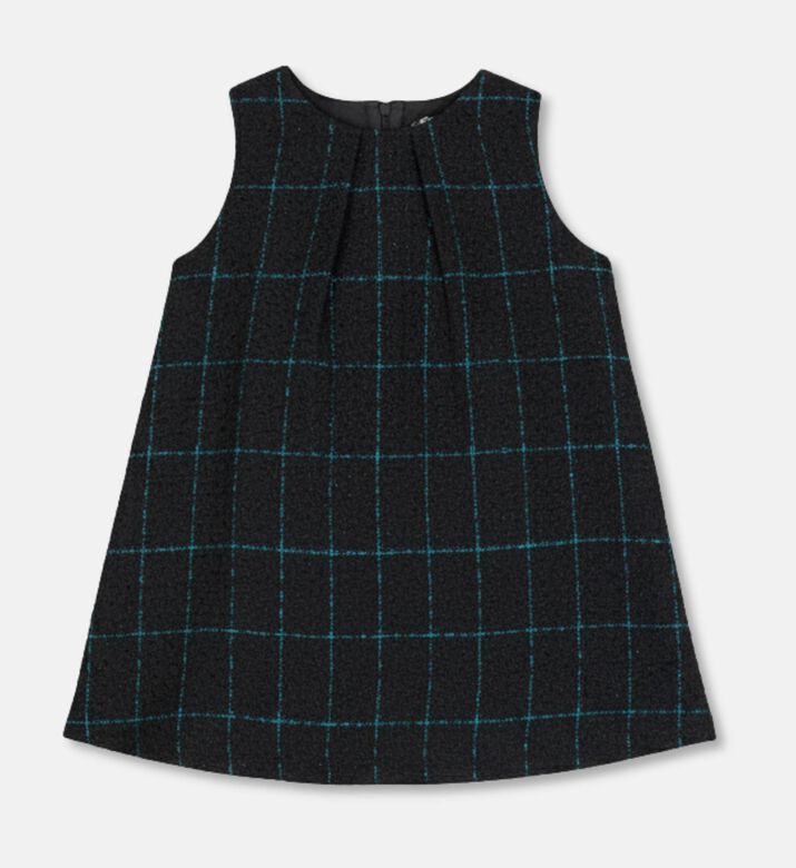 Jules and Juliette Paris Tweed Sleeveless Round Neck Dress, Packshot View