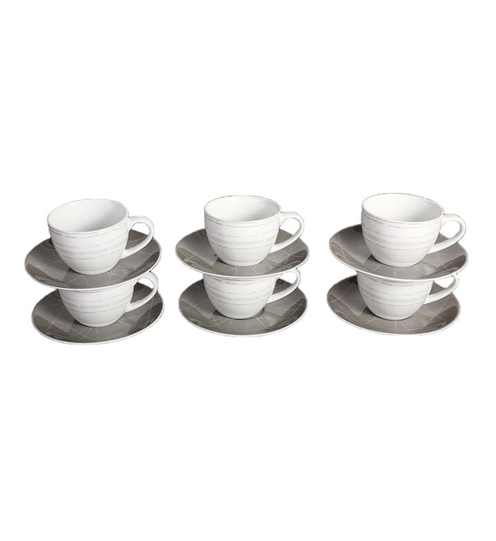 Graphik Saucer Tea Cup Six-pieces Set Graphik Saucer Tea Cup Six-pieces Set