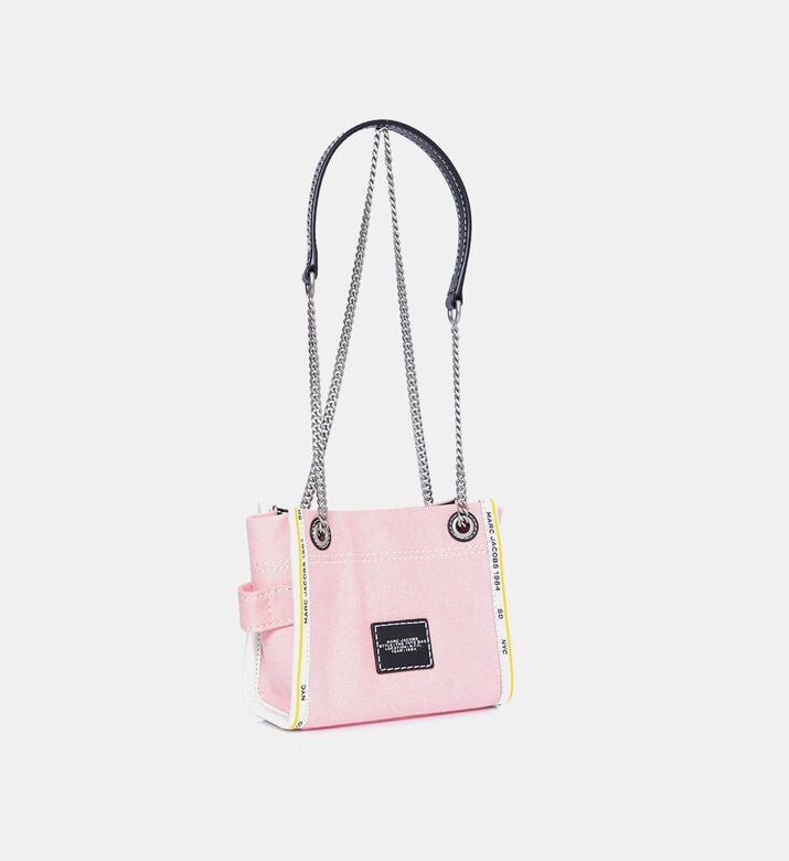 The Denim Chain Crossbody Tote Bag The Denim Chain Crossbody Tote Bag