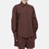Cotton Button-down Poplin Shirt