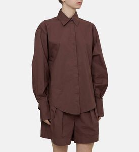 Cotton Button-down Poplin Shirt