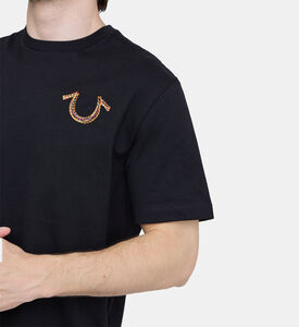 Embroidered Rainbow Stitch T-shirt