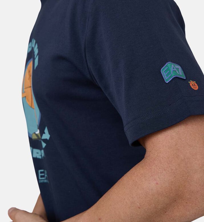 Front-print Crewneck T-shirt