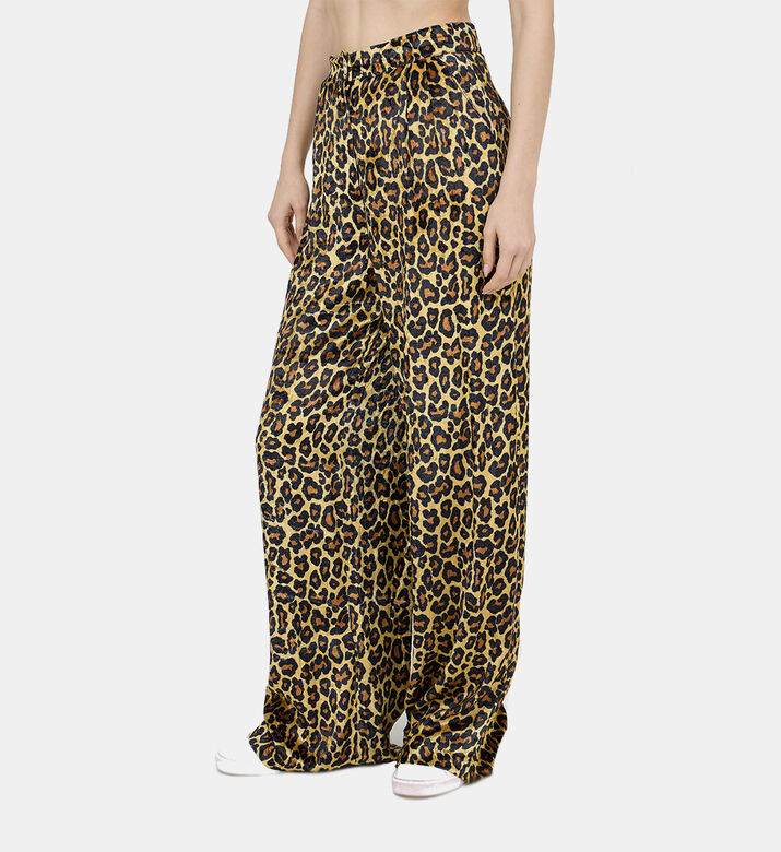 Leopard-print Pants