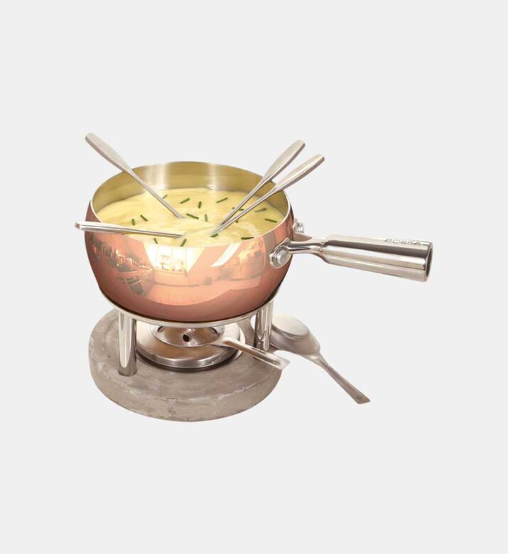 Copper Fondue 5-piece Set
