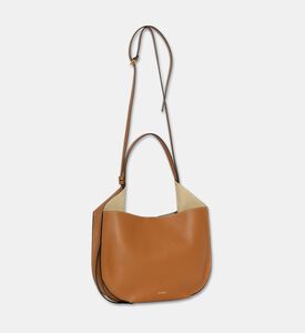 Ree Projects Leather Hobo Small Tote Bag, Caramel, Packshot View