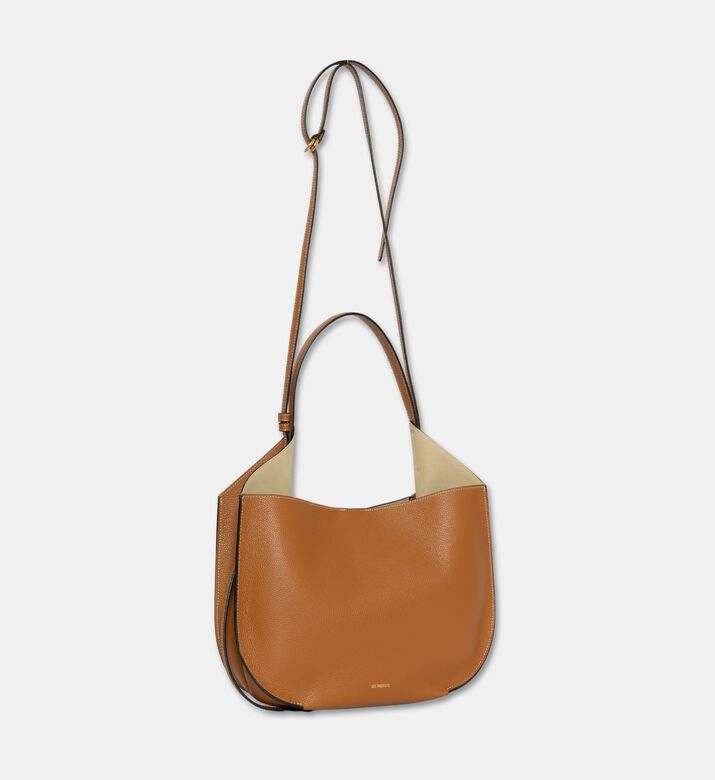 Ree Projects Leather Hobo Small Tote Bag, Caramel, Packshot View