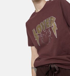 Zadig et Voltaire Rhinestone-embellished Short-sleeve T-shirt, Model View