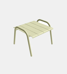 Ezeis Fleole Aluminum Low Table, Green, Packshot View