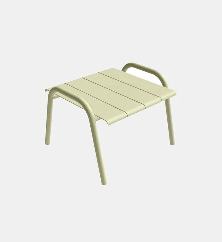 Ezeis Fleole Aluminum Low Table, Green, Packshot View