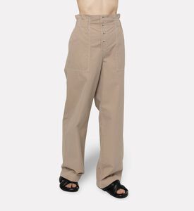 Marni Elastic Waistband Wide-leg Pants, Model View