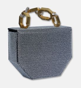 Gedebe Bag Lame Crystal, Black, Packshot View