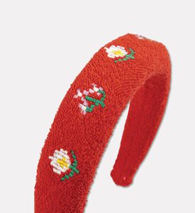 Bobo Choses Pixel Daisies Terry Cloth Headband, Packshot View