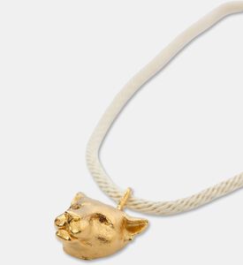 Forte-Forte Rope Necklace With Feline Pendant, Packshot View