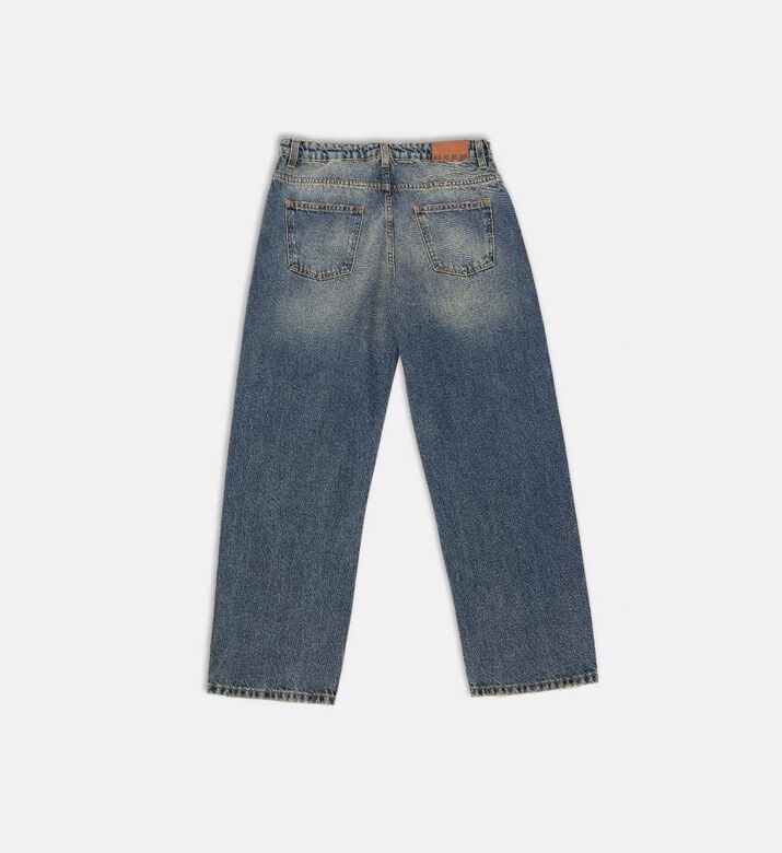 Wide-leg Denim Pants