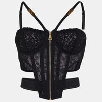 Cut-out Lace Bustier Top