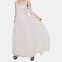 Sweetheart Neck Pleated Dress