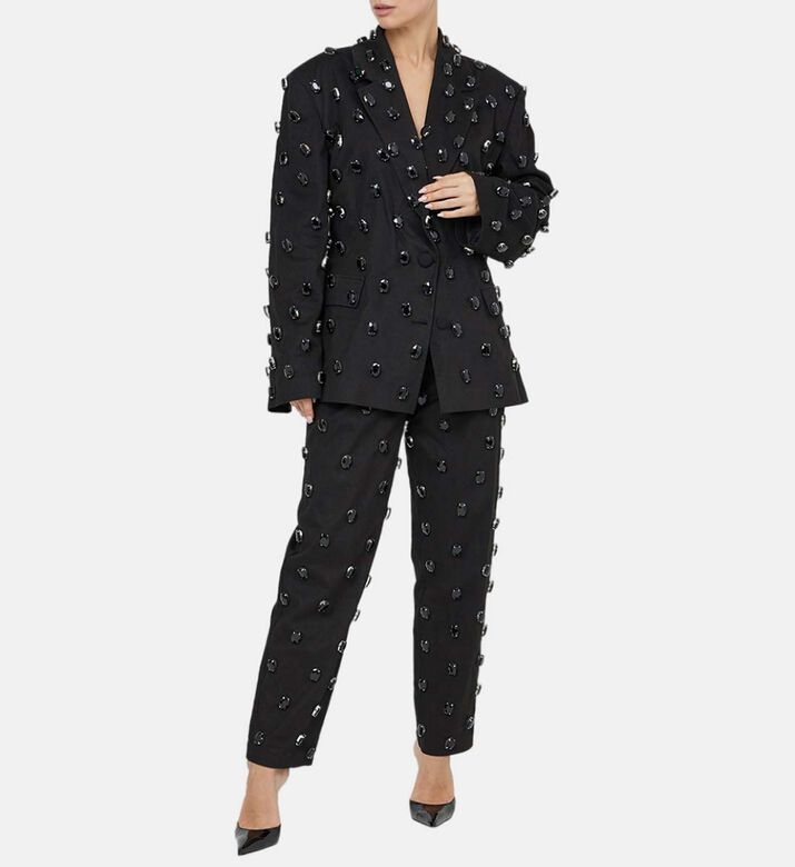 Swarovski Canvas Blazer Jacket