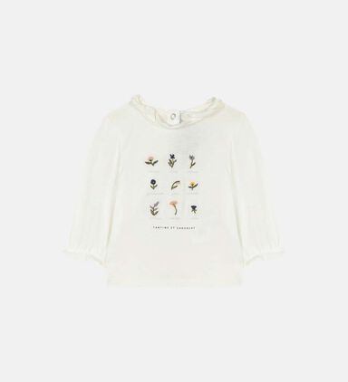 Baby Jardin Dhiver Cotton Floral Top