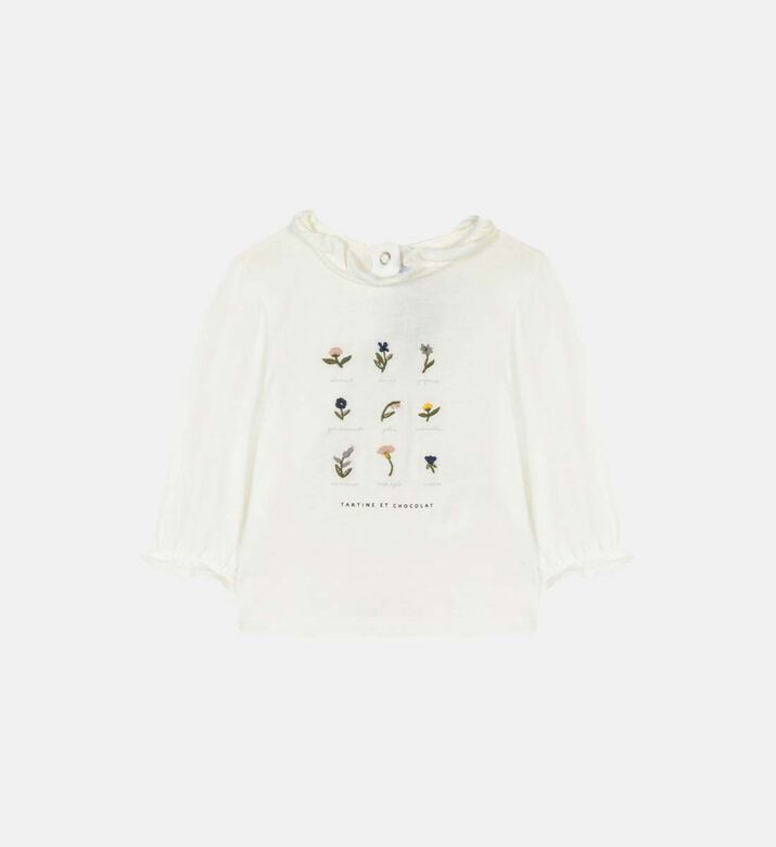 Baby Jardin Dhiver Cotton Floral Top