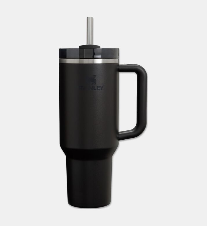 Stanley Insulated Straw Tumbler, Black, 1.18-l, Packshot View
