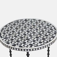 Chess Iron Side Table 45 X 45 X 56 Cm