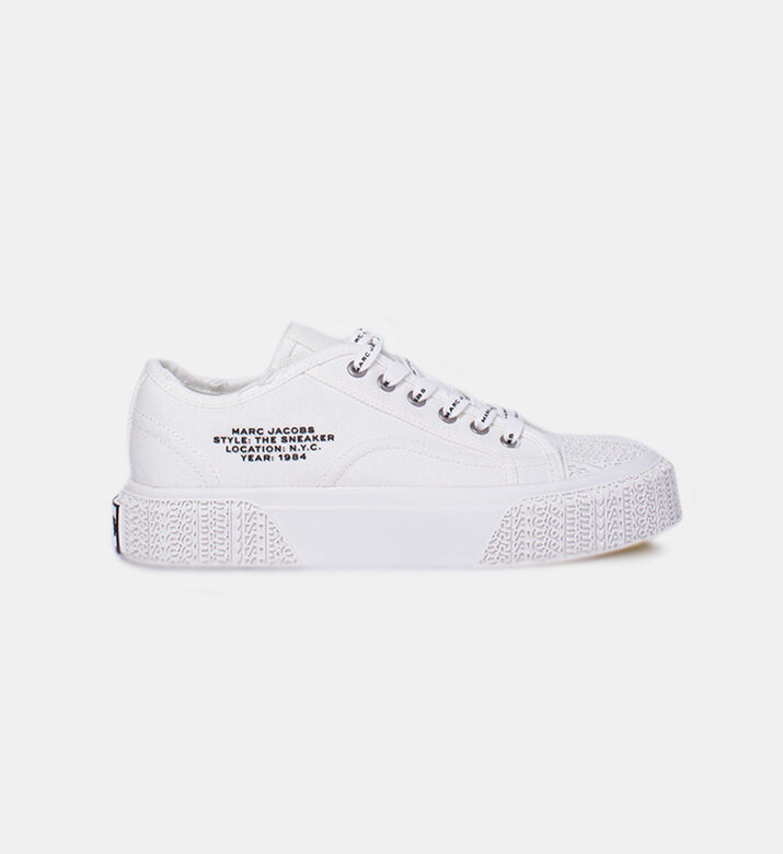 The Canvas Embossed-logo Sneakers