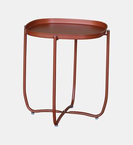 Qingdai Metallic Round-shape Side Table