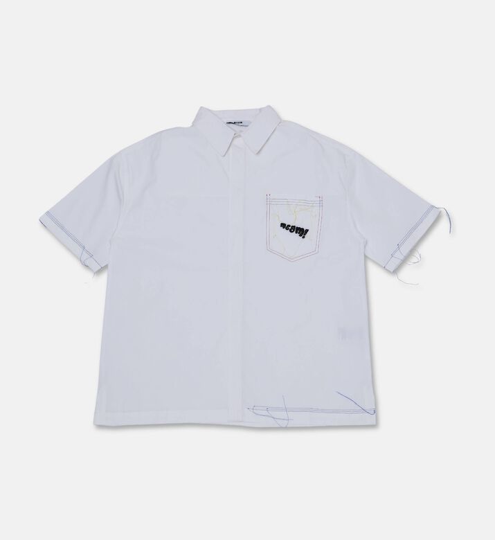M S G M Logo-embroidery Button Closure Shirt, Packshot View