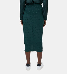 Jamelia Silk Jacquard Wings Skirt