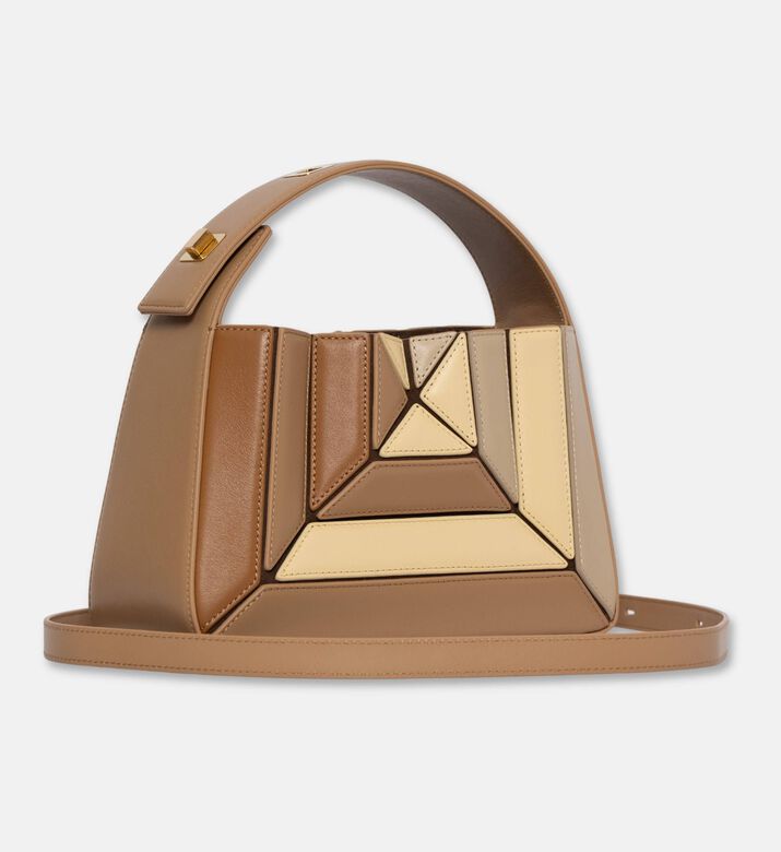 Mlouye Sera Mia Leather Handbag, Buttermilk, Packshot View