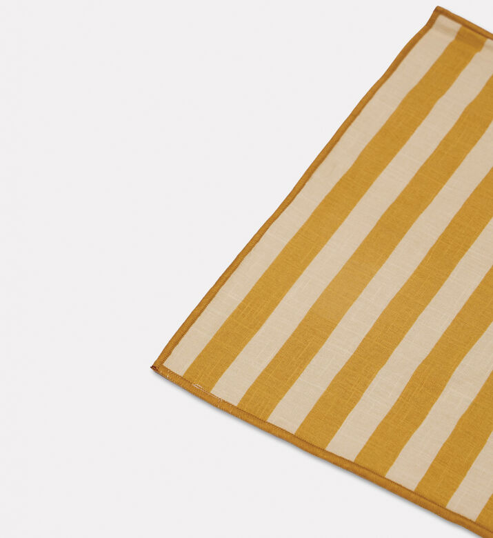 Home Deco and More Linea Striped Design Placemat, Packshot View