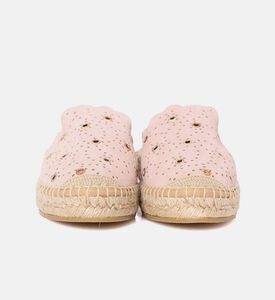 حذاء مفتوح من الخلف أسود بنعل جوت