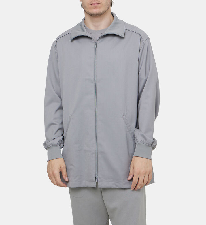 Refined Woven Track Top