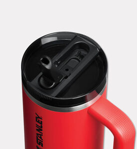 Stanley Insulated Flip-straw Tumbler, Red, 0.89-l, Packshot View