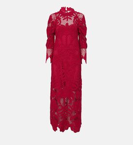 Lace Long Sleeve Knit Dress