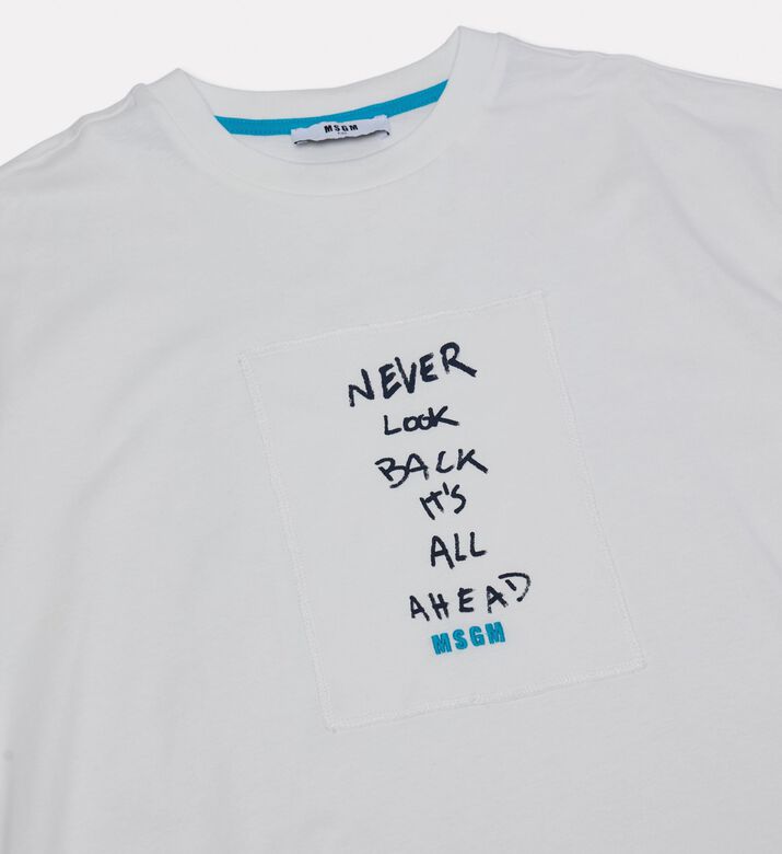 MSGM Graphic Patch Short-sleeve T-shirt, Packshot View