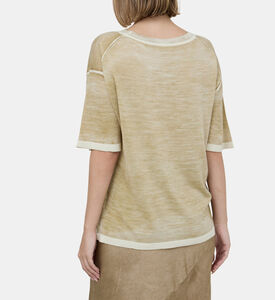 Knitted Short-sleeve Sweater