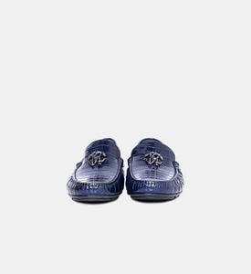 Crocodile-print Mirror Snake Loafers Crocodile-print Mirror Snake Loafers