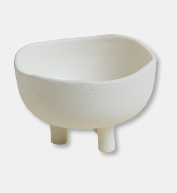 The table Edit Tripod Bowl Low White, Packshot View