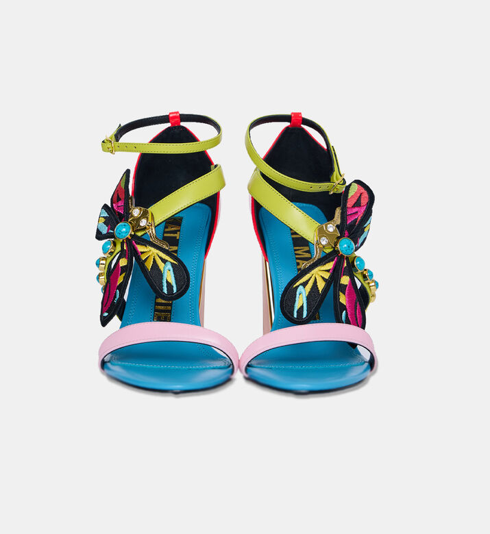 Jax Multicolored Leather Sandals