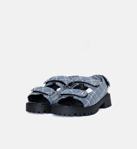 The Quilted Denim Sunny Sandals