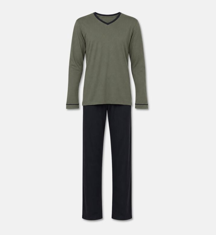 Hanro Cotton Long-sleeve Pyjama Top, Packshot View