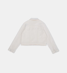 Boucle Cropped Trucker Jacket