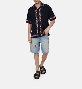 Zao Cotton Short-sleeve Embroidered Shirt Zao Cotton Short-sleeve Embroidered Shirt