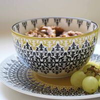 وعاء دائري من البورسلين سافرا S