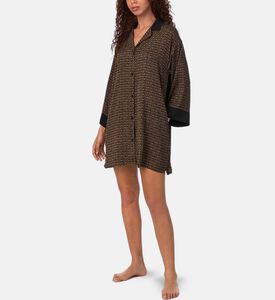 Bracelet Sleeve All-over Print Notch Sleepshirt