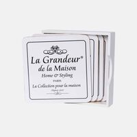 Printed Wooden Coaster 4-piece 11 Cm