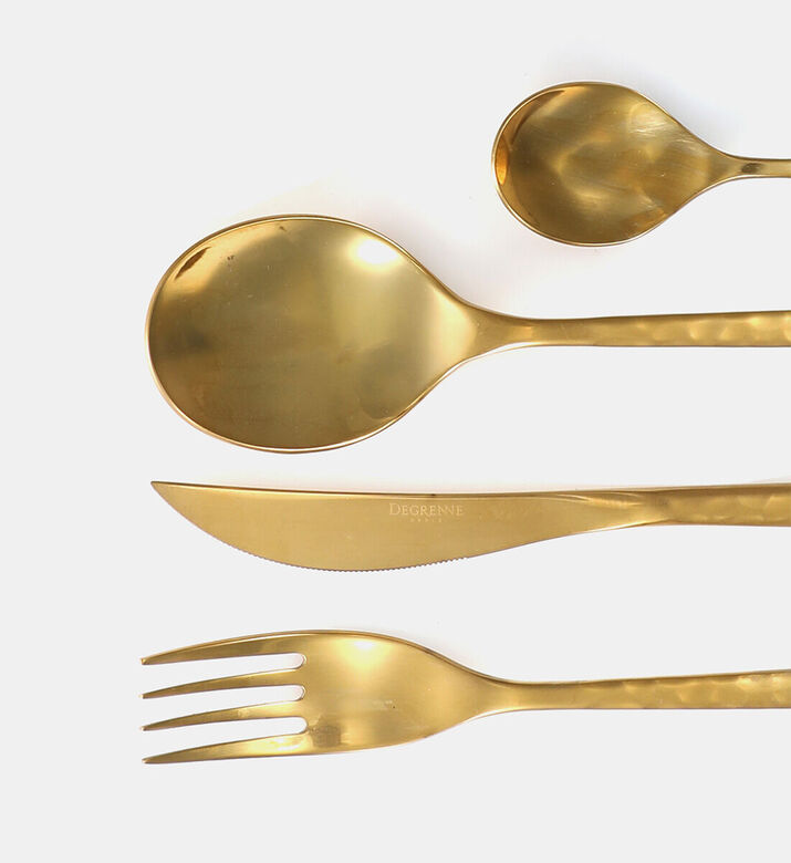 Guy Degrenne The Fuse Hammered 24-piece Cutlery Set, Packshot View